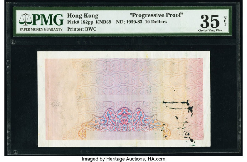 Hong Kong Hongkong & Shanghai Banking Corp. 10 Dollars ND (1959-83) Pick 182pp K...