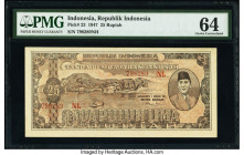 Indonesia Republik Indonesia 25 Rupiah 1947 Pick 23 PMG Choice Uncirculated 64. 

HID09801242017

© 2020 Heritage Auctions | All Rights Reserved