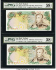 Iran Bank Markazi 10,000 Rials ND (1974-79) Pick 107b Two Consecutive Examples PMG Choice About Unc 58 EPQ (2). 

HID09801242017

© 2020 Heritage Auct...