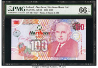 Ireland - Northern Northern Bank Limited 100 Pounds 19.1.2005 Pick 209a PMG Gem Uncirculated 66 EPQ. 

HID09801242017

© 2020 Heritage Auctions | All ...