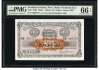 Ireland - Northern Provincial Bank of Ireland Limited 5 Pounds 5.2.1951 Pick 239b PMG Gem Uncirculated 66 EPQ. 

HID09801242017

© 2020 Heritage Aucti...