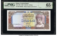 Oman Central Bank of Oman 10 Rials 1993 / AH1413 Pick 28b PMG Gem Uncirculated 65 EPQ. 

HID09801242017

© 2020 Heritage Auctions | All Rights Reserve...