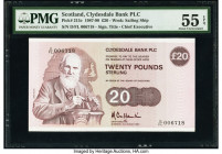 Scotland Clydesdale Bank PLC 20 Pounds 2.8.1990 Pick 215c PMG About Uncirculated 55 EPQ. 

HID09801242017

© 2020 Heritage Auctions | All Rights Reser...
