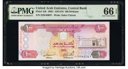 United Arab Emirates Central Bank 100 Dirhams 1995 / AH1416 Pick 15b PMG Gem Uncirculated 66 EPQ. 

HID09801242017

© 2020 Heritage Auctions | All Rig...