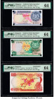 Singapore Board of Commissioners of Currency Series Specimen Set of 5 Graded Examples with Official Album. The following notes are included in this lo...