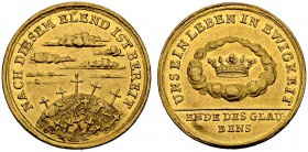 DEUTSCHLAND. Deutsche Goldmünzen seit 1871. Deutsche Goldmedaillen. Religion. Goldmedaille o. J. (um 1700). Im Gewicht von 1 Dukaten. Auf den Glauben....