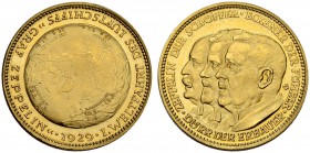DEUTSCHLAND. Deutsche Goldmünzen seit 1871. Luftfahrt. Goldmedaille 1929. I. Weltfahrt des Luftschiffs "Graf Zeppelin". 6.53 g. Selten / Rare. FDC / U...