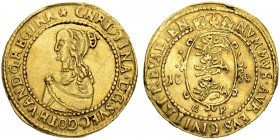 ESTLAND. Reval. Christina I. von Schweden, 1632-1654. Dukat 1650. 3.46 g. AAJ 63 a. Fr. 1. Sehr selten / Very rare. Kleine Kratzer / Small scratches. ...