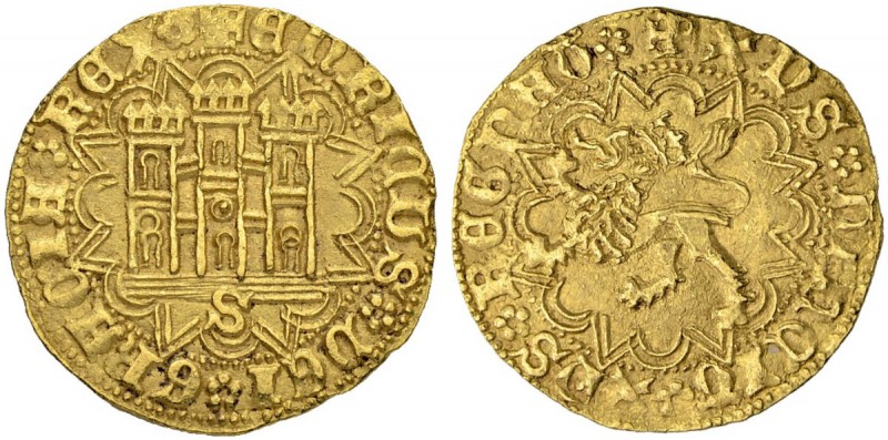 SPANIEN. Königreich. Enrique IV. 1454-1474. Castellano o. J., Sevilla. 4.57 g. C...