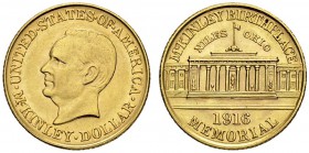 USA. 1 Dollar 1916. William McKinley Memorial in Ohio. 1.67 g. Fr. 102. Gutes vorzüglich / Good extremely fine.