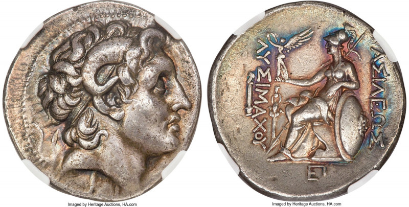 THRACIAN KINGDOM. Lysimachus (305-281 BC). AR tetradrachm (30mm, 16.33 gm, 12h)....