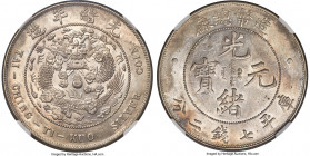 Kuang-hsü Dollar ND (1908) MS62 NGC, Tientsin mint, KM-Y14, L&M-11, Kann-216. Icy luster traverses the expanses of this sharp example, prized for its ...