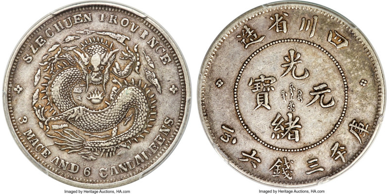 Szechuan. Kuang-hsü 50 Cents ND (1898) XF45 PCGS, KM-Y237.3 (1901-1908), L&M-348...