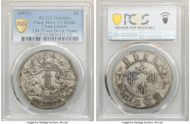 Hsüan-t'ung Dollar Year 3 (1911) VF Details (Chop Mark) PCGS, Tientsin mint, KM-Y31, L&M-37. No period, no extra flame variety. An appreciable type sp...