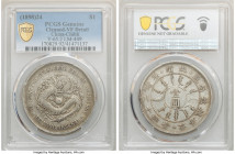 Chihli. Kuang-hsü Dollar Year 24 (1898) VF Details (Cleaned) PCGS, Pei Yang Arsenal mint, KM-Y65.2, L&M-449. Evenly circulated with decent eye appeal ...