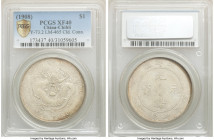 Chihli. Kuang-hsü Dollar Year 34 (1908) XF40 PCGS, Pei Yang Arsenal mint, KM-Y73.2, L&M-465. Long spine on tail, cloud connected variety. A pleasing l...