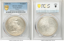 Victoria Trade Dollar 1900-B MS62 PCGS, Bombay mint, KM-T5, Prid-9. Scintillating and highly lustrous, with just a hint of excess friction preventing ...