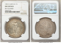 Victoria Trade Dollar 1901-C UNC Details (Reverse Cleaned) NGC, Calcutta mint, KM-T5, Prid-12. Enlivened by shimmering luster throughout the obverse f...