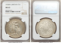 George V Trade Dollar 1930-B MS63 NGC, Bombay mint, KM-T5, Prid-27. A pleasing Trade Dollar possessing few visual distractions. 

HID09801242017

...