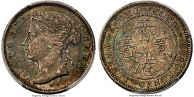 British Colony. Victoria 20 Cents 1892-H AU53 PCGS, Heaton mint, KM7. Mintage: 100,000. A somewhat scarce issue enveloped by a liberal coating of emer...