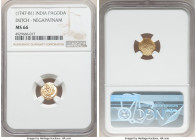 Dutch India. Dutch East India Company gold Pagoda ND (1747-1781) MS66 NGC, Negapatnam Mint, KM22, Fr-1508. Struck under the Dutch East India Company. ...