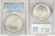 Republic 8 Reales 1889 Ca-MM MS64 PCGS, Chihuahua mint, KM377.2, DP-Ca72. A wonderful example of an 8 Reales on the cusp of Gem Mint State preservatio...