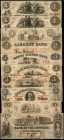 Rhode Island

Lot of (10) Rhode Island Obsoletes. 1830s-60s $1 to $5. Fine to Very Fine.

A mixed grouping of ten Rhode Island obsolete notes. Con...