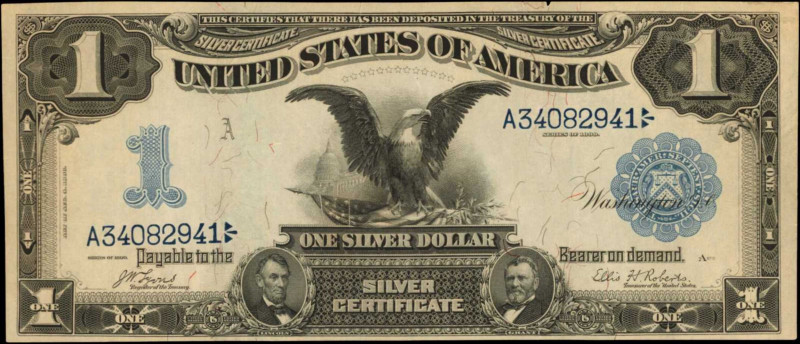 Silver Certificates

Fr. 226a. 1899 $1 Silver Certificate. Choice Fine.

Mou...