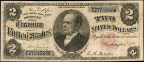 Silver Certificates

Fr. 245. 1891 $2 Silver Certificate. Fine.

A Fine offering of this popular Silver Certificate type.

Estimate: $300.00- $4...