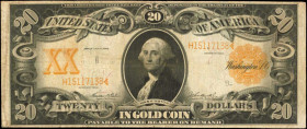 Gold Certificates

Fr. 1186. 1906 $20 Gold Certificate. Very Fine.

A Very Fine offering of this 1906 Gold Certificate Twenty.

Estimate: $200.0...