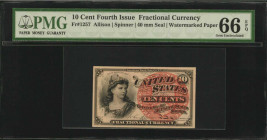 Fourth Issue

Fr. 1257. 10 Cents. Fourth Issue. PMG Gem Uncirculated 66 EPQ.

40mm seal. Watermarked paper.

Estimate: $400.00- $600.00