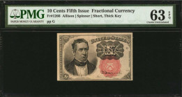 Fifth Issue

Fr. 1266. 10 Cents. Fifth Issue. PMG Choice Uncirculated 63 EPQ.

Short, Thick Key.

Estimate: $40.00- $60.00