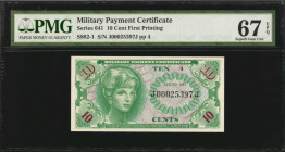 Military Payment Certificate

Military Payment Certificate. Series 641. 10 Cents. PMG Superb Gem Uncirculated 67 EPQ.

First Printing.

Estimate...