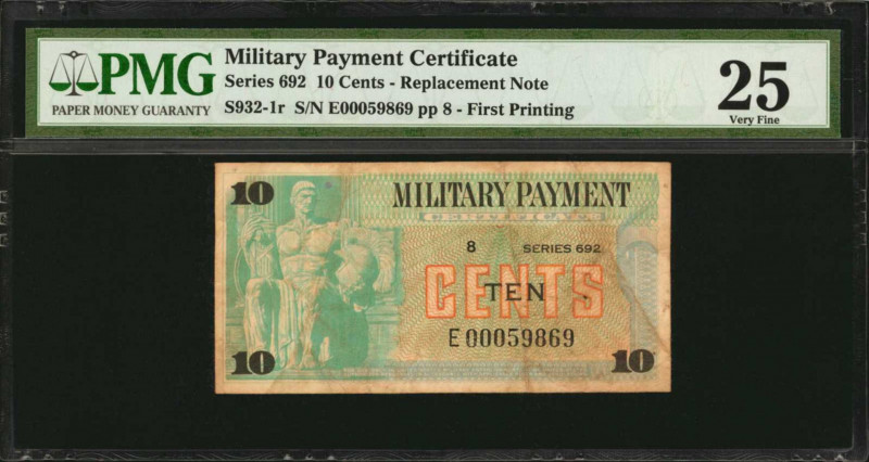 Military Payment Certificate

Military Payment Certificate. 10 Cent, First Pri...