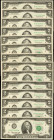 Federal Reserve Notes

Lot of (14). Fr. 1935-D. 1976 $2 Federal Reserve Notes. Cleveland. Choice Uncirculated.

Estimate: $40.00- $60.00