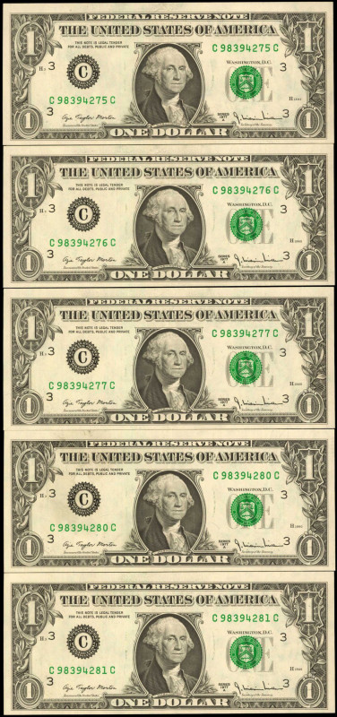 Error Group Lots

Lot of (7) Fr. 1910-C. 1977A $1 Federal Reserve Notes. Phila...