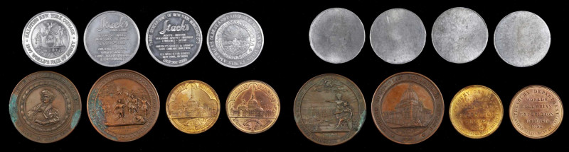 Columbiana

Lot of (4) World's Columbian Exposition Medals and (4) Coin Dealer...