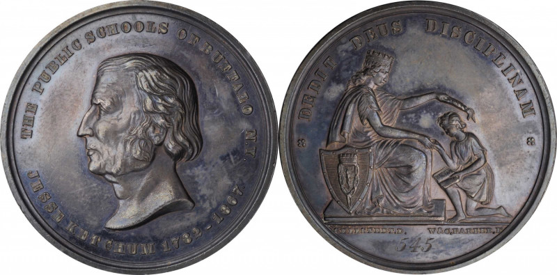 School, College and University Medals

1867 Jesse Ketchum Medal for the Public...