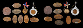 Fairs and Expositions

Lot of (10) Items from Early 20th Century Expositions.

Included are: 1901 Panama-American Exposition: (5) rolled cents; (2...