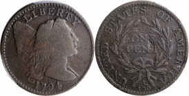 Liberty Cap Cent

1794 Liberty Cap Cent. Head of 1795. VG-8 (PCGS).

PCGS# 1365. NGC ID: 223M.

Estimate: $475