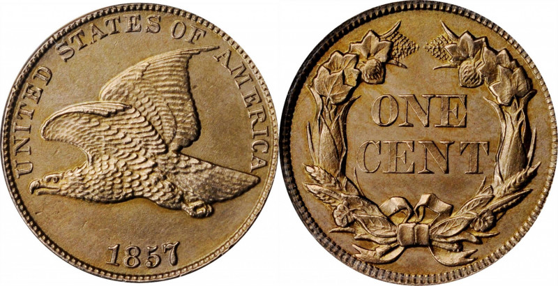 Flying Eagle Cent

Lot of (2) 1857 Flying Eagle Cents. Type of 1857. (ANACS)....