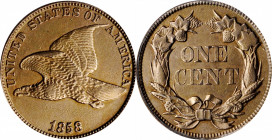 Flying Eagle Cent

1858 Flying Eagle Cent. Large Letters, High Leaves (Style of 1857), Type I. AU-55 Details--Cleaned (ANACS).

PCGS# 2019. NGC ID...