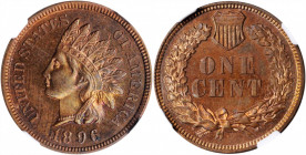 Indian Cent

1896 Indian Cent. Proof-64 RB (NGC).

PCGS# 2376. NGC ID: 22AJ.

Estimate: $300