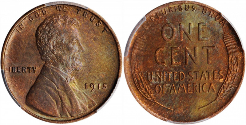 Lincoln Cent

1915 Lincoln Cent. MS-62 BN (PCGS).

PCGS# 2477. NGC ID: 22BK....