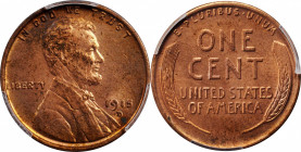 Lincoln Cent

1915-D Lincoln Cent. MS-63 RB (PCGS).

PCGS# 2481. NGC ID: 22BL.

Estimate: $100