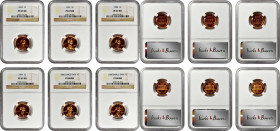 Lincoln Cent

Lot of (6) 1950s and 1960s Proof Lincoln Cents. (NGC).

Included are: (2) 1957 Proof-67 RD; 1958 Proof-68 RD; and (3) 1960 Small Dat...