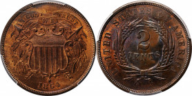 Two-Cent Piece

1864 Two-Cent Piece. Large Motto. MS-65 RB (PCGS).

PCGS# 3577. NGC ID: 22N9.

Estimate: $350