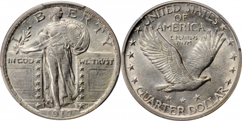 Standing Liberty Quarter

1917 Standing Liberty Quarter. Type II. AU-55 FH (PC...