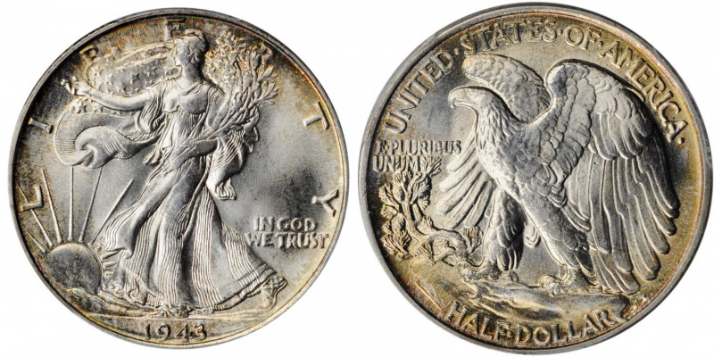 Walking Liberty Half Dollar

1943 Walking Liberty Half Dollar. MS-66+ (PCGS)....