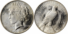 Peace Silver Dollar

1922-S Peace Silver Dollar. MS-65 (ANACS).

PCGS# 7359. NGC ID: 257E.

Estimate: $1000